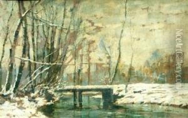 Winterlandschaft Oil Painting - Wilhelm Nagel