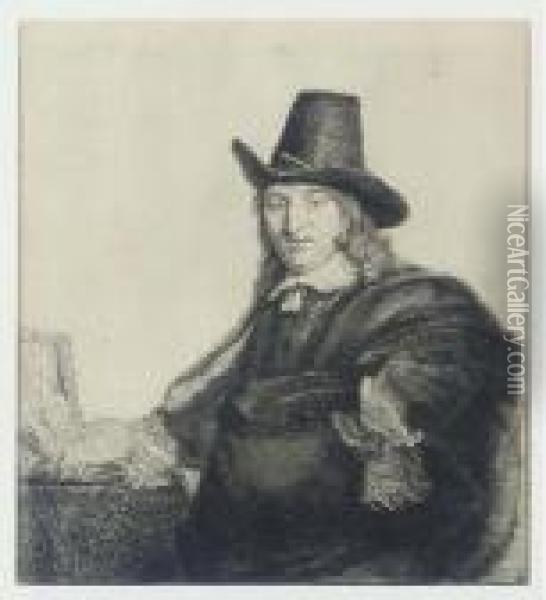 Jan Asselyn, Painter (krabbetje) Oil Painting - Rembrandt Van Rijn