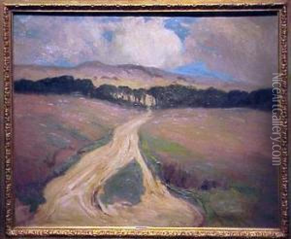 The Eucalyptus Grove Below The Hills Oil Painting - Julian Walbridge Rix