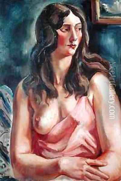 Figure of a Woman Oil Painting - Andre Favory