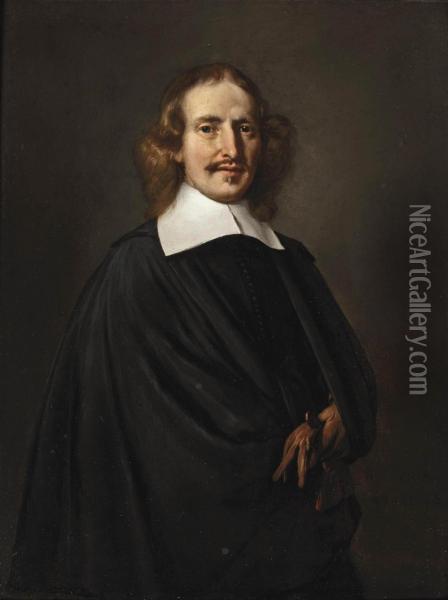 Portrait Of A Gentleman Oil Painting - Thomas De Keyser