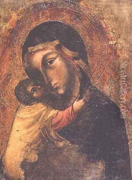 Madonna and Child Oil Painting - del Fiore Jacobello
