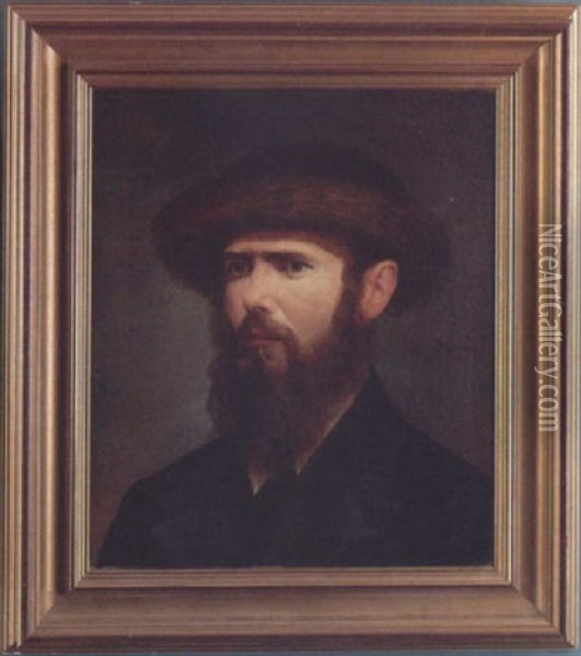 Portrait Of A Bearded Gentleman Oil Painting - Isidor Kaufmann