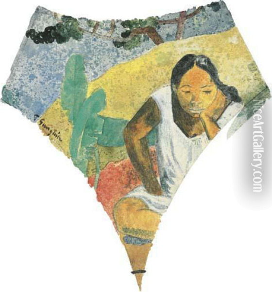 La Boudeuse Oil Painting - Paul Gauguin