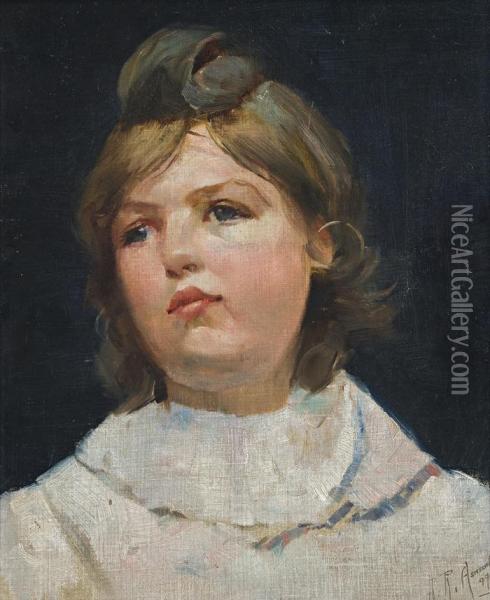 Young Girl Oil Painting - Julian Rossi Ashton
