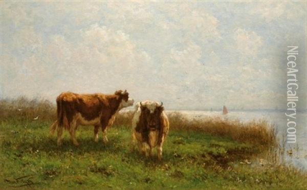 Early Morning Oil Painting - Jan Vrolijk
