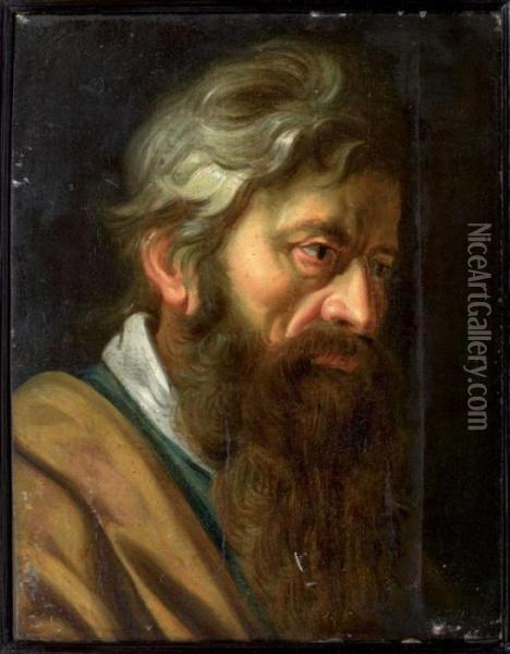 Portrait D'homme Barbu Oil Painting - Gaspar De Crayer