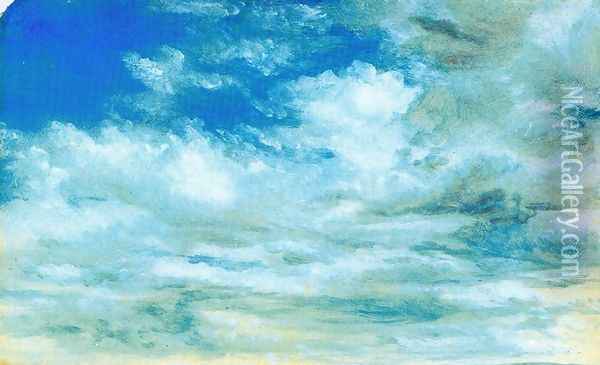 Clouds Oil Painting - John Constable