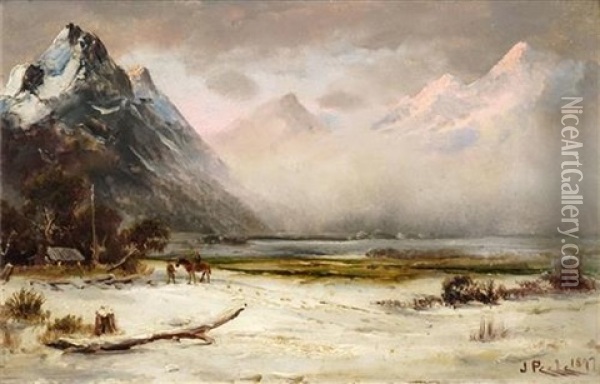 Mt. Cook Oil Painting - James Peele