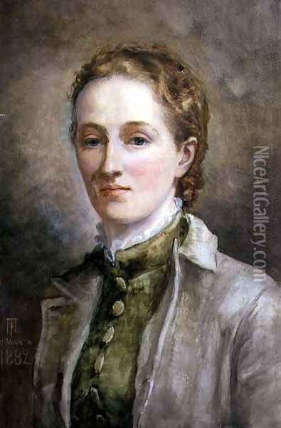 Self Portrait, 1882 Oil Painting - Mary Fraser Tytler