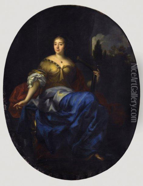 Portrait Presume De Lady Margueritte Gordon Oil Painting - Jean Nocret I