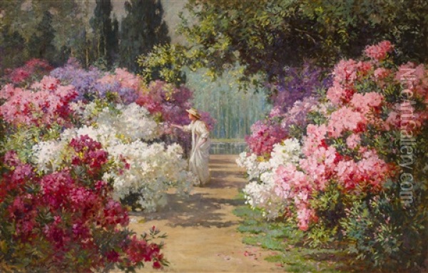 In Bloom Oil Painting - Abbott Fuller Graves