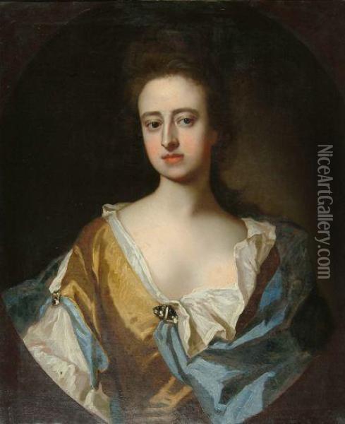 Anno: Do 1680 Aetatis. Sui 59 Oil Painting - Sir Godfrey Kneller