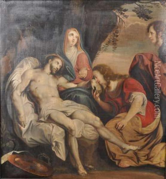 La Deploration Du Christ Oil Painting - Sir Anthony Van Dyck