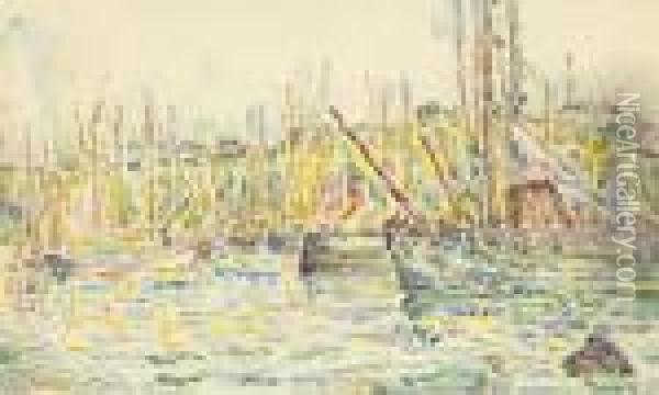Le Port De Groix Oil Painting - Paul Signac