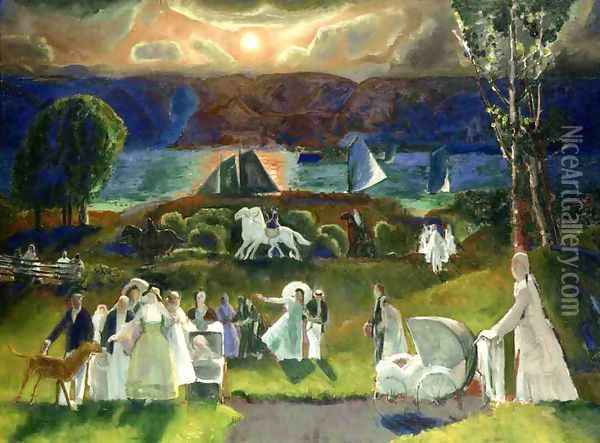 Summer Fantasy Oil Painting - George Wesley Bellows