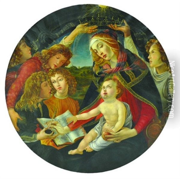 Magnificat Oil Painting - Sandro Botticelli