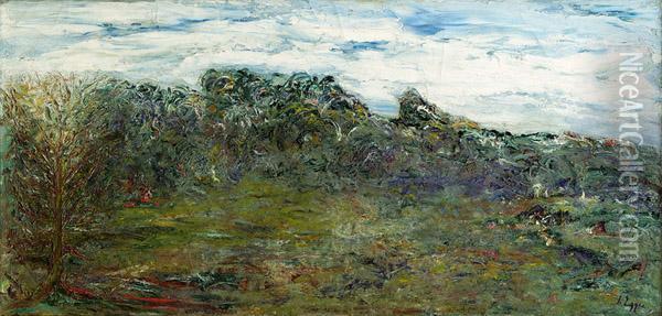 Landschaft Oil Painting - Jean, Hans Egger