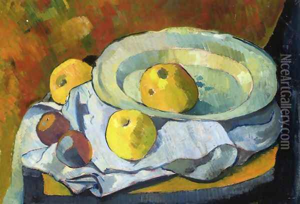 Plate of Apples Oil Painting - Paul Serusier
