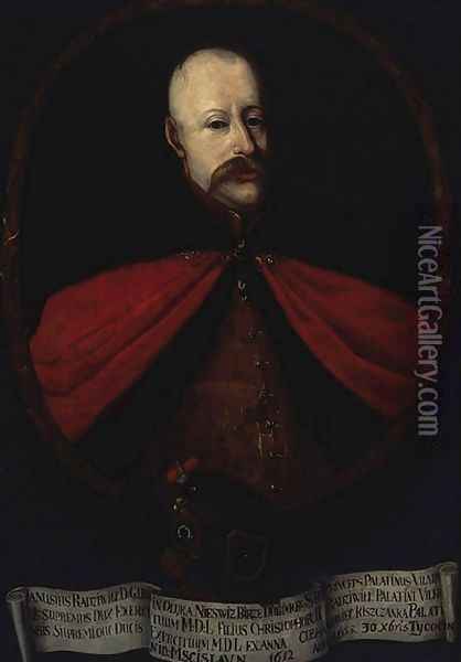 Portrait of Janusz Radziwill I Oil Painting - Unknown Painter