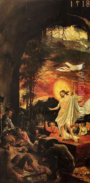 Resurrection Of Christ Oil Painting - Albrecht Altdorfer