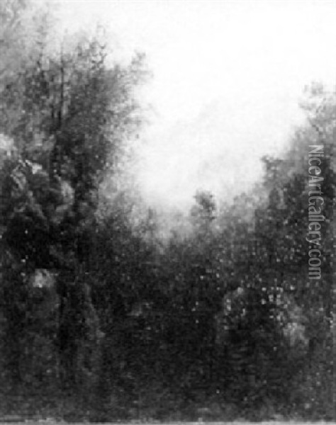 Autumn Mists Oil Painting - John Frederick Kensett
