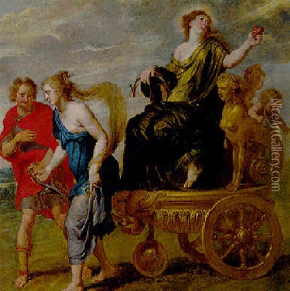 Allegorie De L'esperance Oil Painting - Erasmus Quellinus II