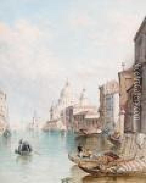 The Grand Canal Oil Painting - Alfred Pollentine