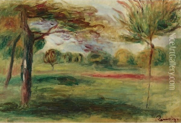 Paysage 9 Oil Painting - Pierre Auguste Renoir