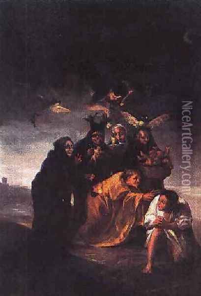 The Conjuration Oil Painting - Francisco De Goya y Lucientes