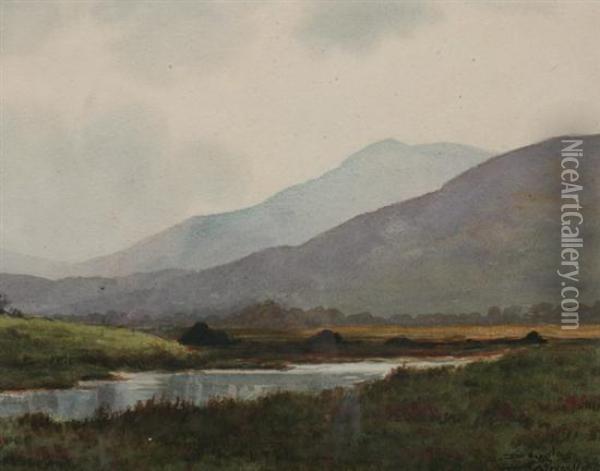 Mountain Stream Oil Painting - Douglas Alexander