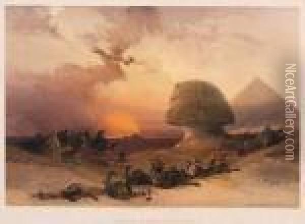 The Holy Land, Syria, Idumea, Arabia, Egypt And Nubia Oil Painting - David Roberts