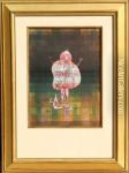 Bauchredner Und Rufer Im Moor (ventiloque Criant Dans Le Marais) Oil Painting - Paul Klee