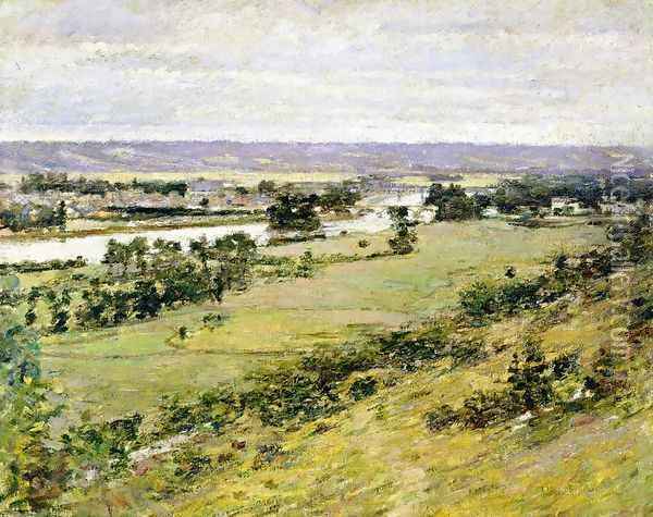 Valley Of The Seine Oil Painting - Theodore Robinson