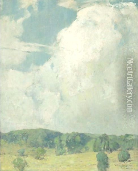 Summer Landscape Oil Painting - Emil Carlsen