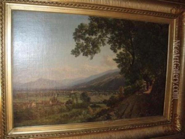 Paysage Piemontais Oil Painting - Simeon Fort