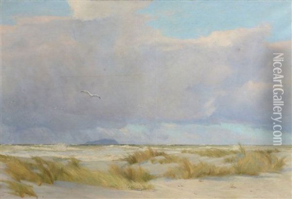 Passing Storm Oil Painting - Matthew Ridley Corbet