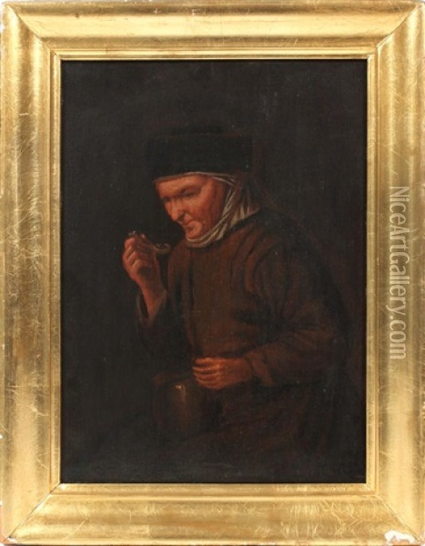 Den Danske Teniers Oil Painting - Peter Cramer
