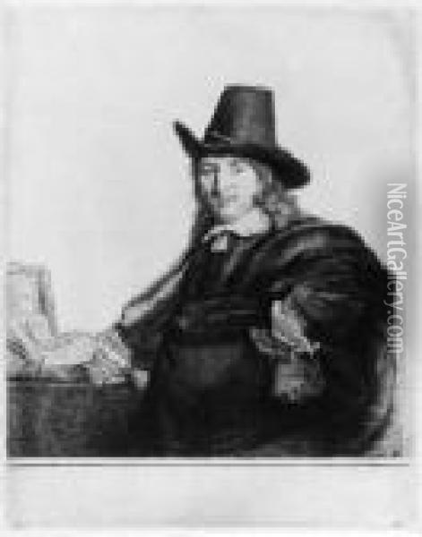 Jan Asselyn, Painter (krabbetje) Oil Painting - Rembrandt Van Rijn