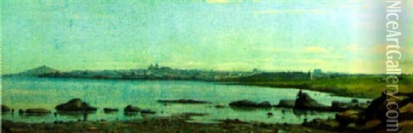 Vista De Montevideo Oil Painting - Carlo Corsetti