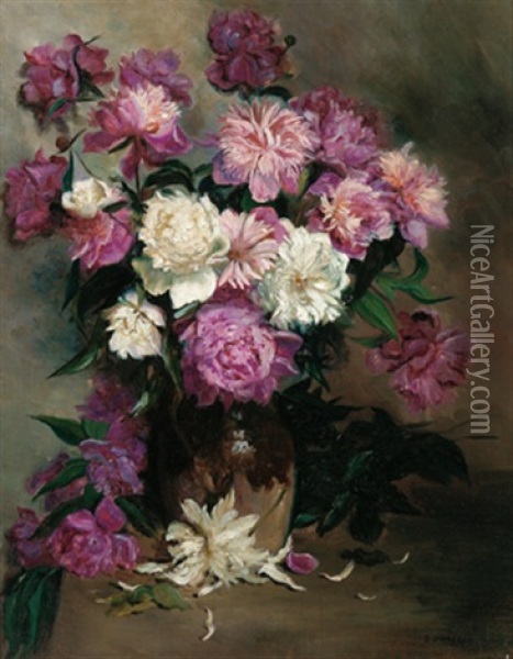 Blumenstilleben Oil Painting - Emile Charles Dameron