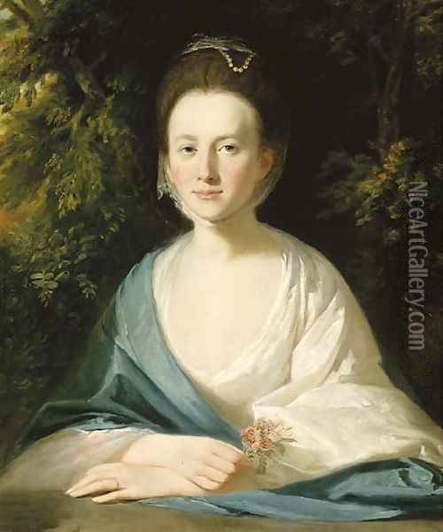 Portrait of Miss Hippisley Oil Painting - Tilly Kettle