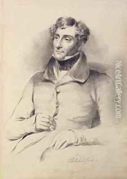 Thomas Henry Shadwell Clerke 1792-1849 Oil Painting - Eden Upton Eddis