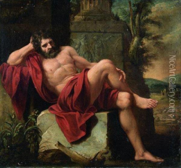 Samson Et Les Philistins Oil Painting - Michel Corneille II