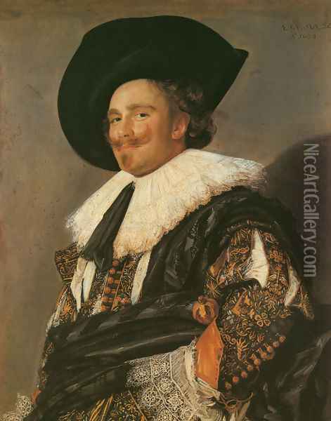 The Laughing Cavalier 1624 Oil Painting - Frans Hals