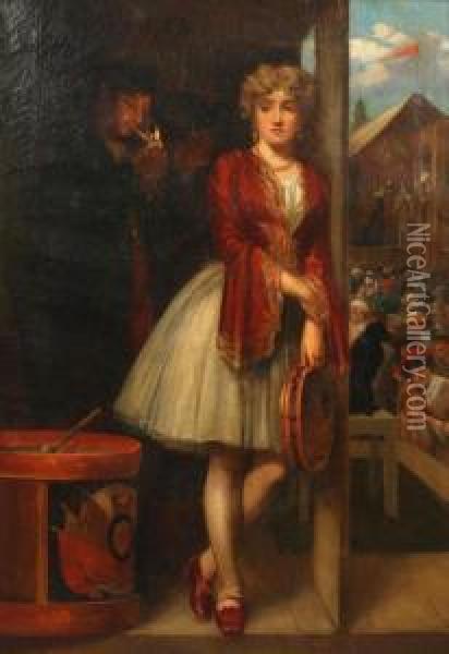 Thecircus Queen Oil Painting - Thomas Benjamin Kennington