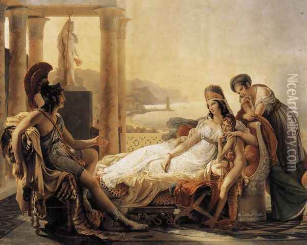 Dido and Aeneas c. 1815 Oil Painting - Pierre-Narcisse Guerin