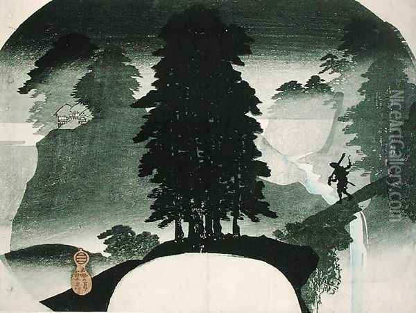 Landscape Oil Painting - Utagawa Sadahide
