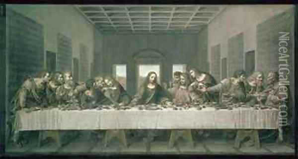 Copy of Leonardos Last Supper Oil Painting - Andre Dutertre