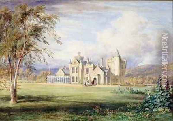 Balmoral Castle Oil Painting - James William Giles